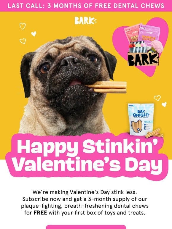 Does your Valentine have stinky breath?