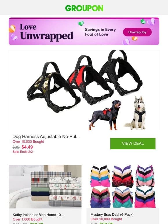 Dog Harness Adjustable No-Pul… and More