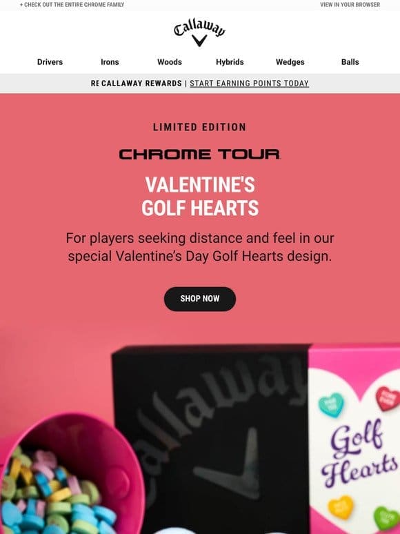 Don’t Forget Your Chrome Tour Golf Hearts!
