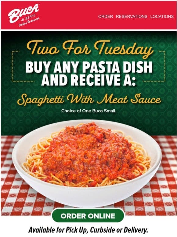 Don’t Miss Out on Your FREE Pasta!
