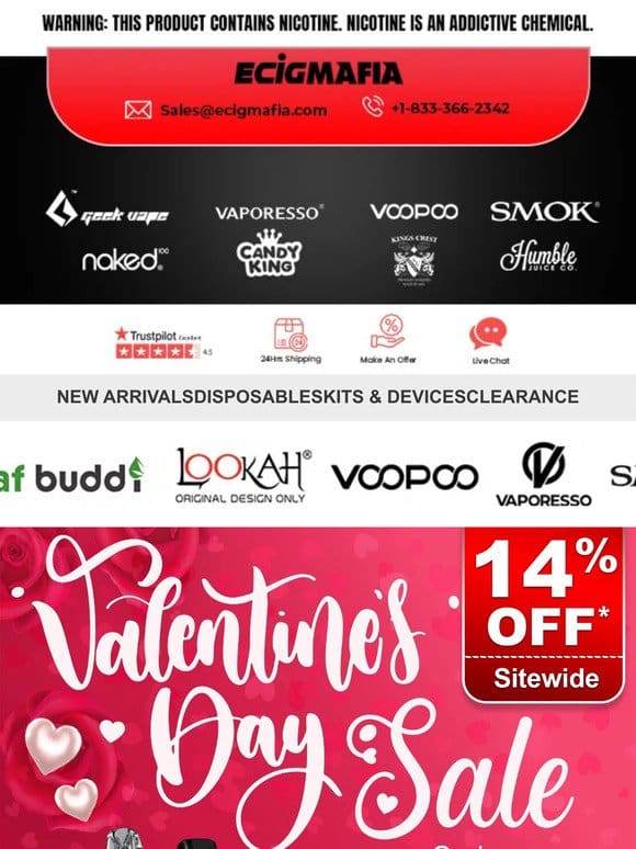 Don’t Wait! Valentine’s Day Sale  – Grab Your 14% Discount!