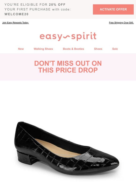 Don’t forget! There is a new price for Caldise Low Heel Dress Shoes