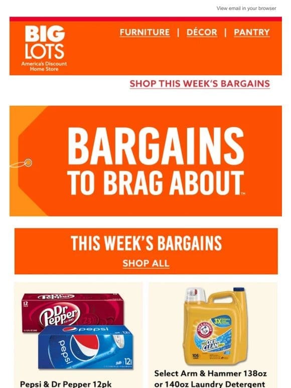 Don’t miss this week’s bargains on household essentials!