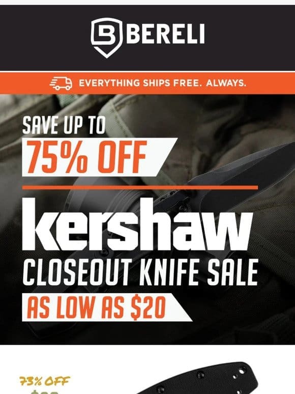 Dreams Do Come True!  Kershaw Knives Closeout SALE!