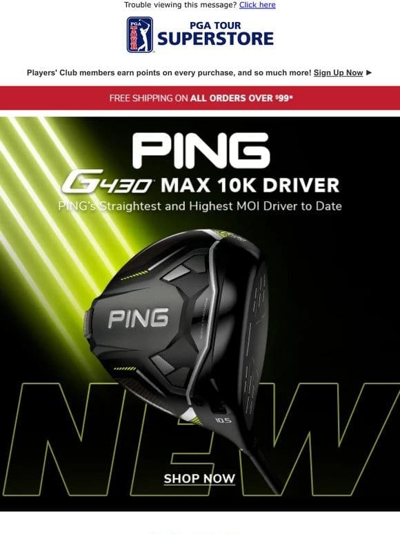 Drive Like a Pro with PING G430 Max 10K