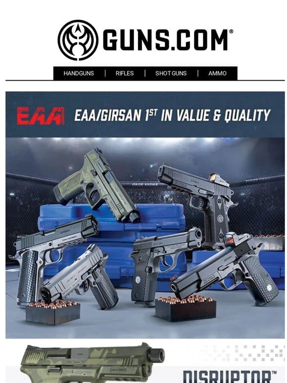 EAA Corp & Girsan Firearms Now Shipping 2024 Firearms