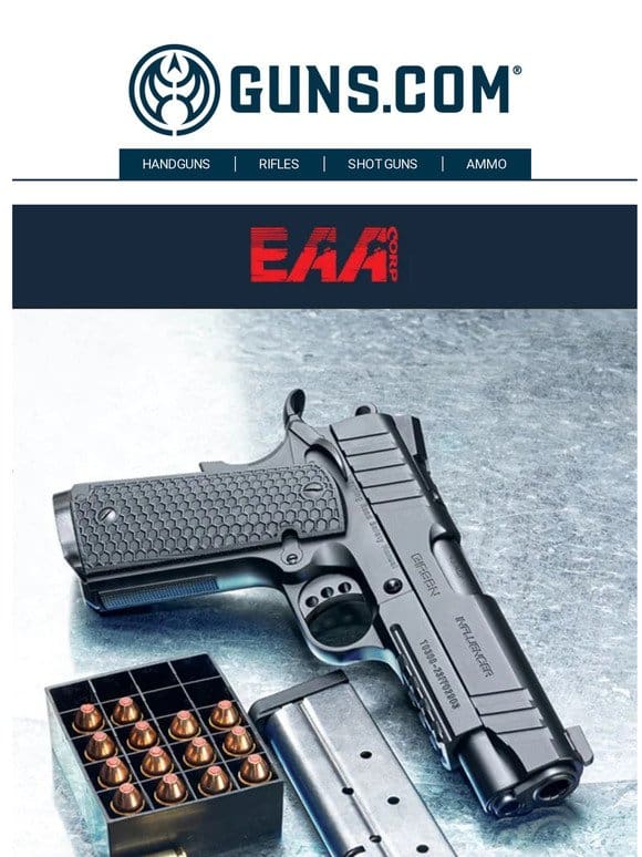 EAA Corp & Girsan Firearms Now Shipping 2024 Firearms