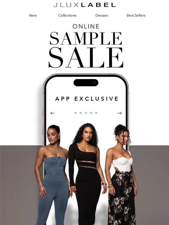 EARLY ACCESS ONLINE SAMPLE SALE
