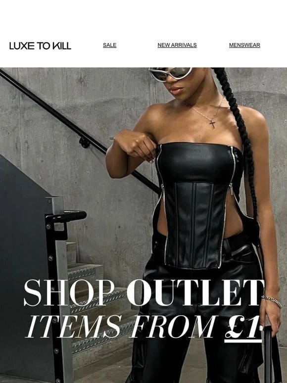 EXTRA 60% OFF OUTLET   Items from £1