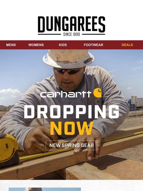 Early Access to New Spring Carhartt Products