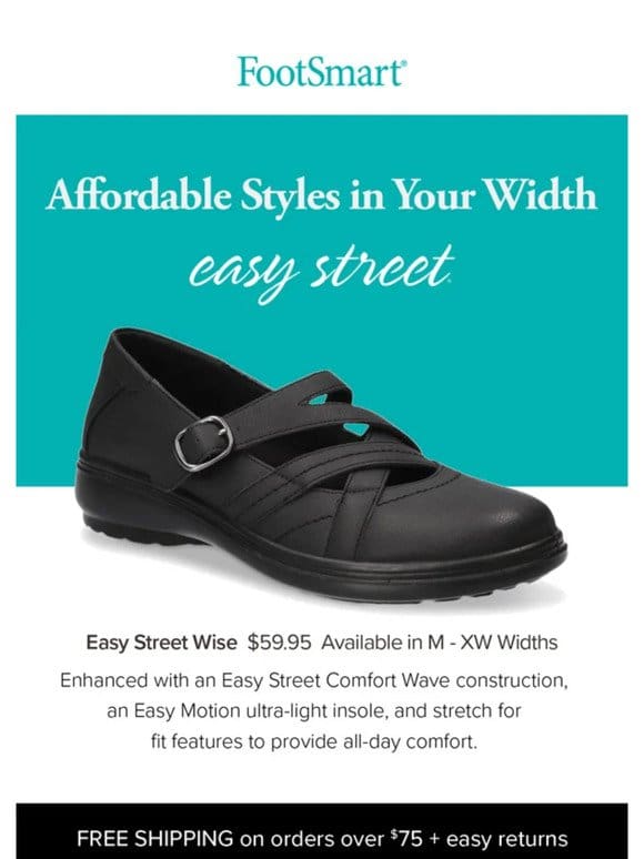 Easy Street – Shop Styles In Your Width
