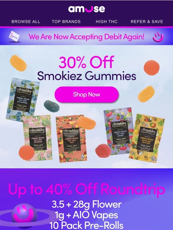 Edibles for 30% off? ✅