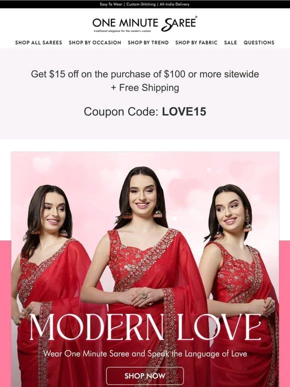 Elevate Your Valentine’s Style – Sale Ending Soon!