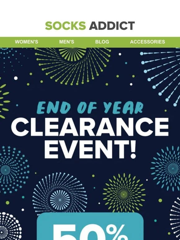 End of Year Clearance Event!