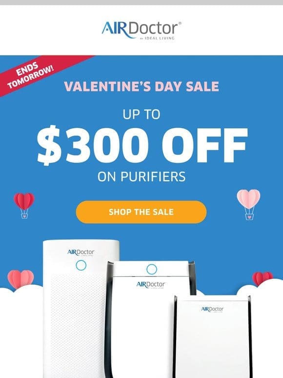 Ends Tomorrow: Sitewide Valentine’s Day Sale