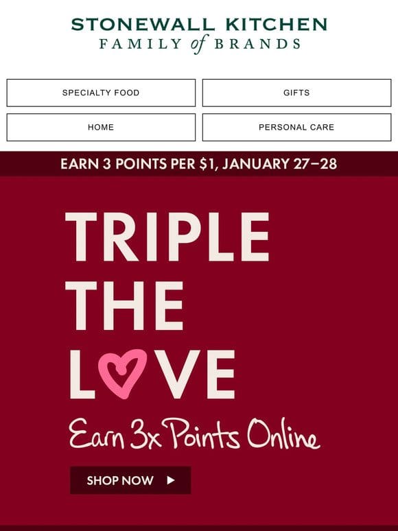 Enjoy 3x the Points (But Hurry—This Lovable Deal Ends Soon)!