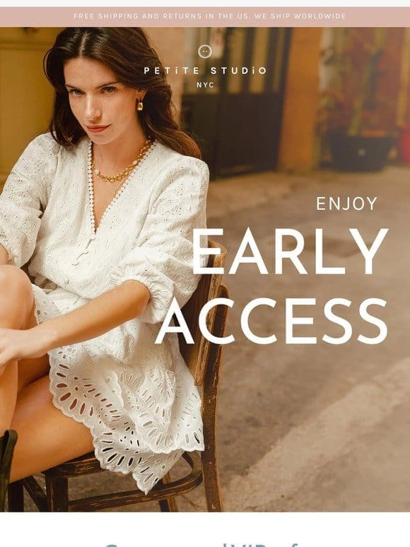 Enjoy Spring VIP Early Access NOW