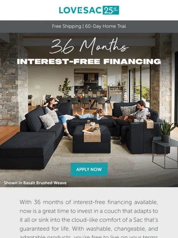 Enjoy Total Comfort with 3 Years of Interest-Free Financing!