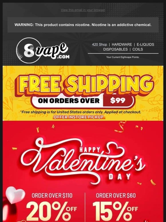 Enjoy Valentine’s Day Promotion in advance