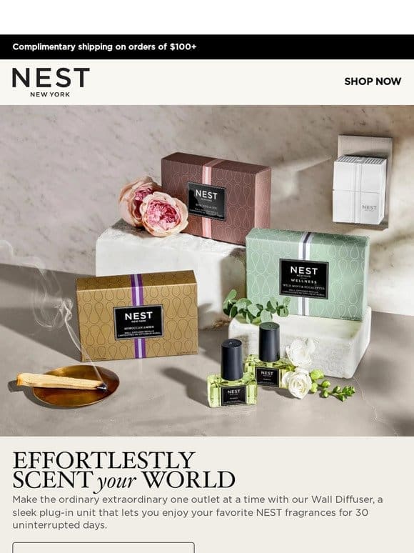 Enjoy exquisite scent all day， every day