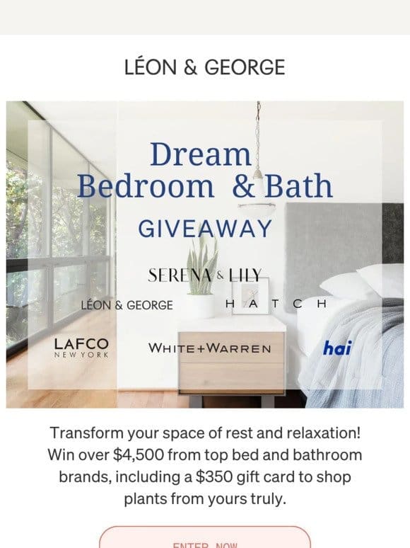 Enter Our Dream Bed & Bath Giveaway!