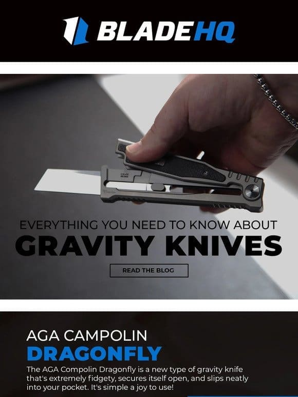Everything you need to know about gravity knives!