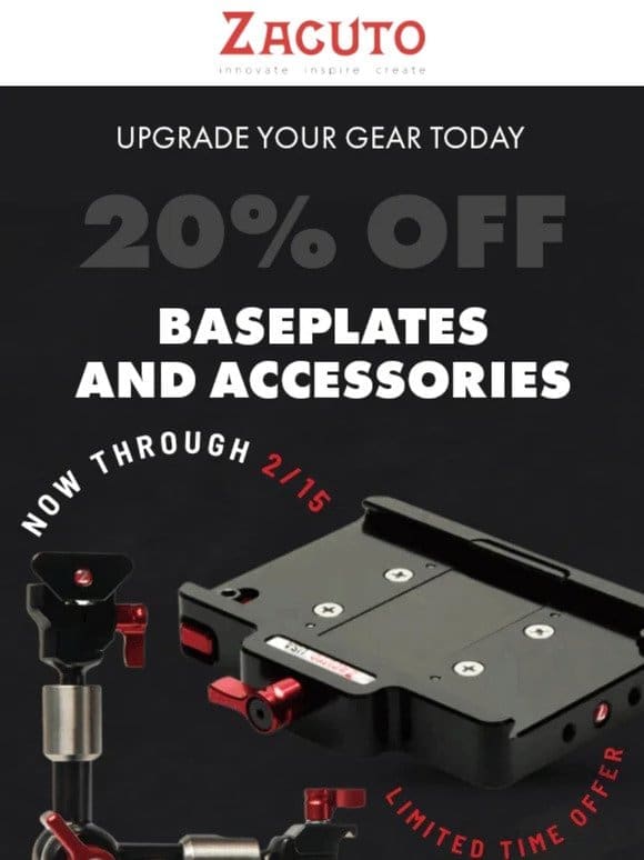Exclusive 20% OFF on Baseplates and Accessories