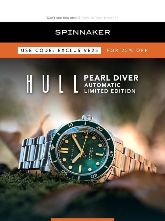 Exclusive 25% Off on Hull Pearl Diver!  ✨