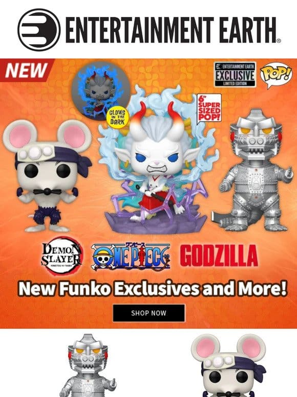 Exclusive Funko Pops! Act fast before they’re gone!