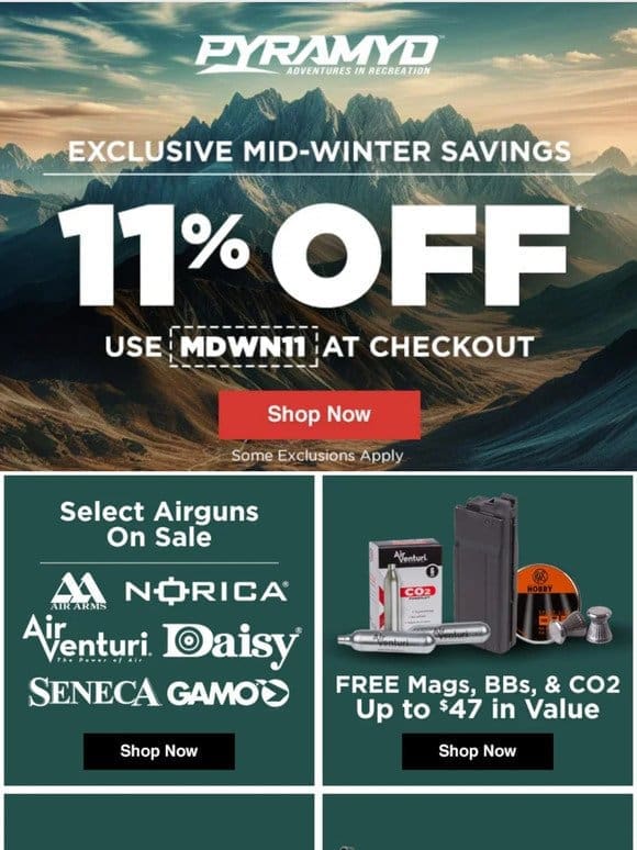Exclusive Mid-Winter Savings! Up to $310 Off!