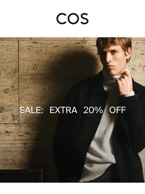 Exclusive offer: enjoy 20% off sale