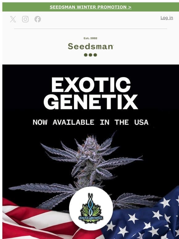 Exotic Genetics Now Available!