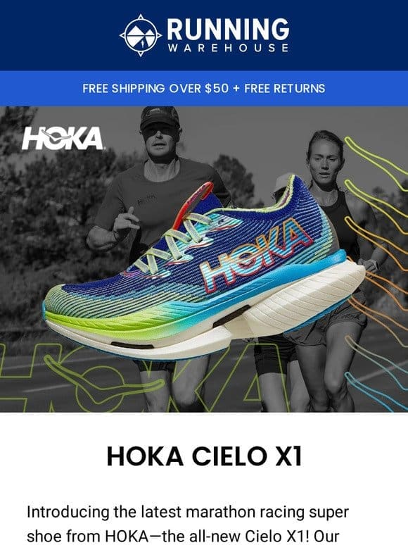 Explore the All-New Cielo X1! HOKA’s Latest Marathon Super Shoe