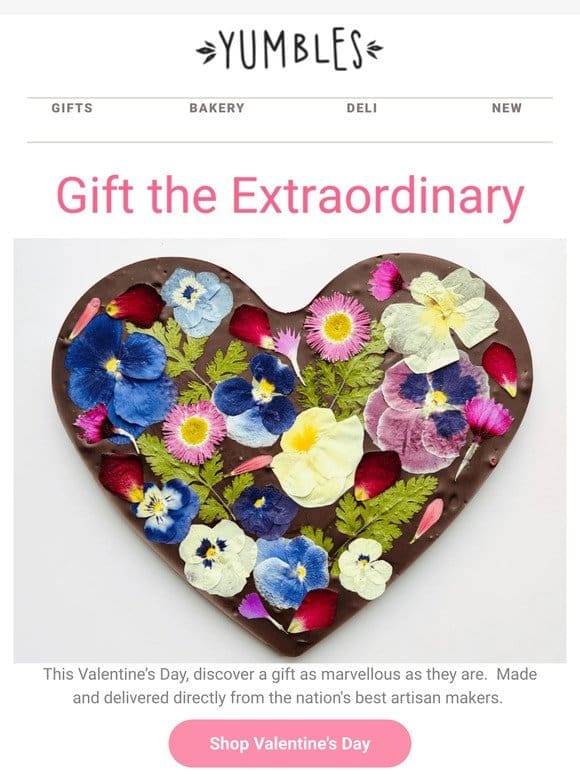 Extraordinary gifts for Valentine’s Day