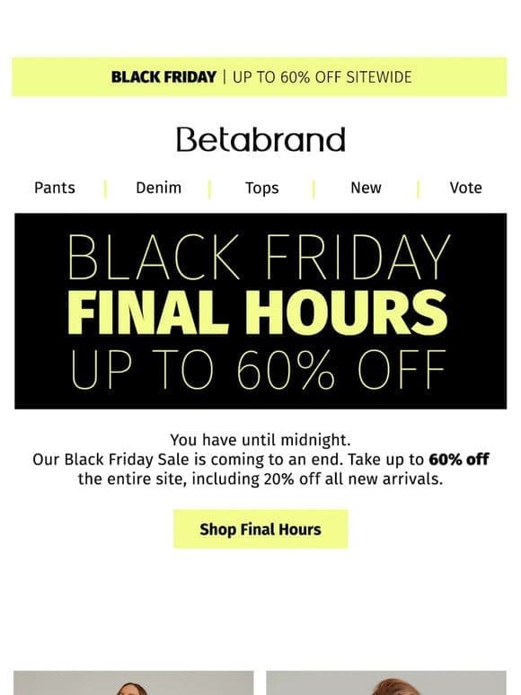 FIN. Black Friday is Ending.