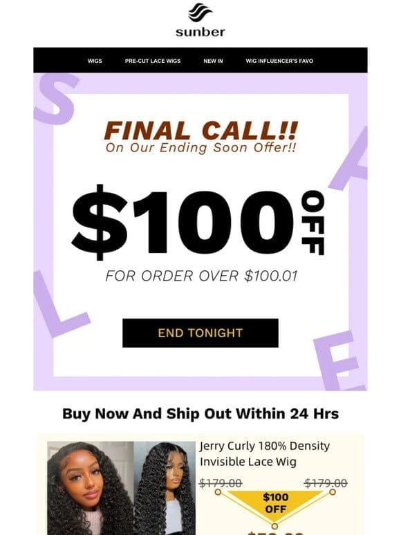FINAL CALL! You are selected for an instant $100 off discount