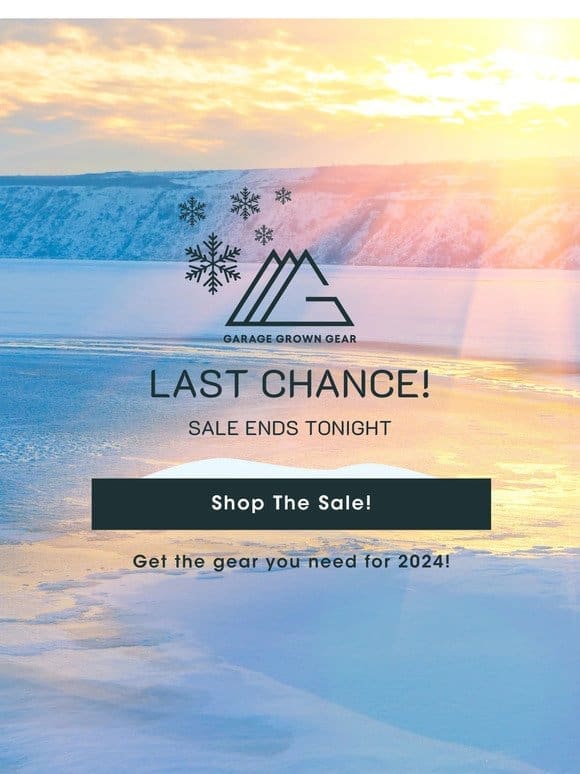 FINAL Day of the Winter Sale!