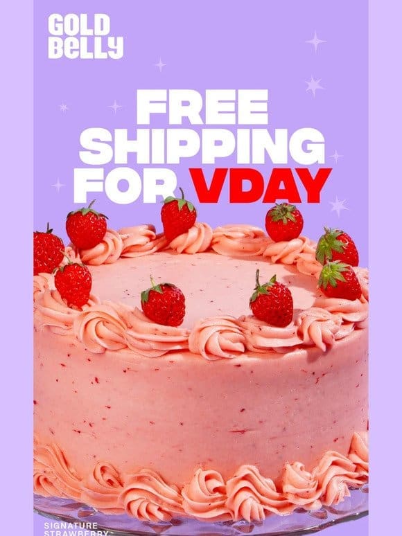 FREE SHIPPING for Valentine’s Day!