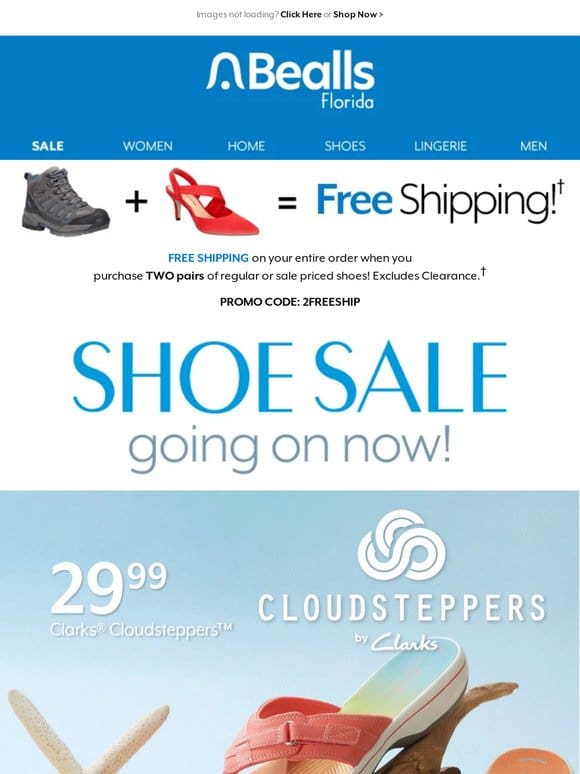 FREE SHIPPING when you order 2 pairs of shoes! Details inside >