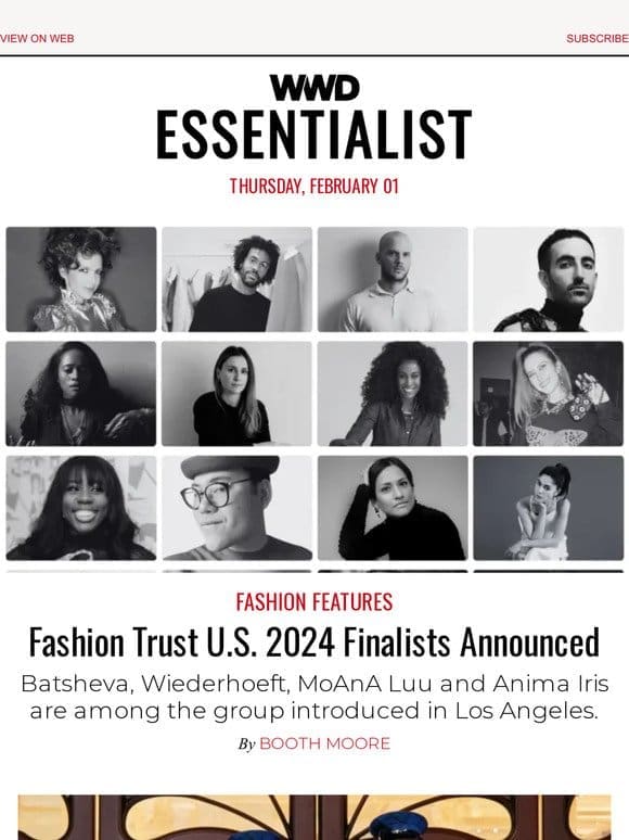 Fashion Trust U.S. 2024 Finalists Announced