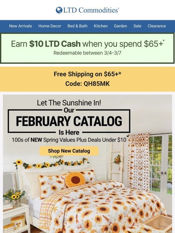 February Catalog is Here + SALE Up to 50% Off!