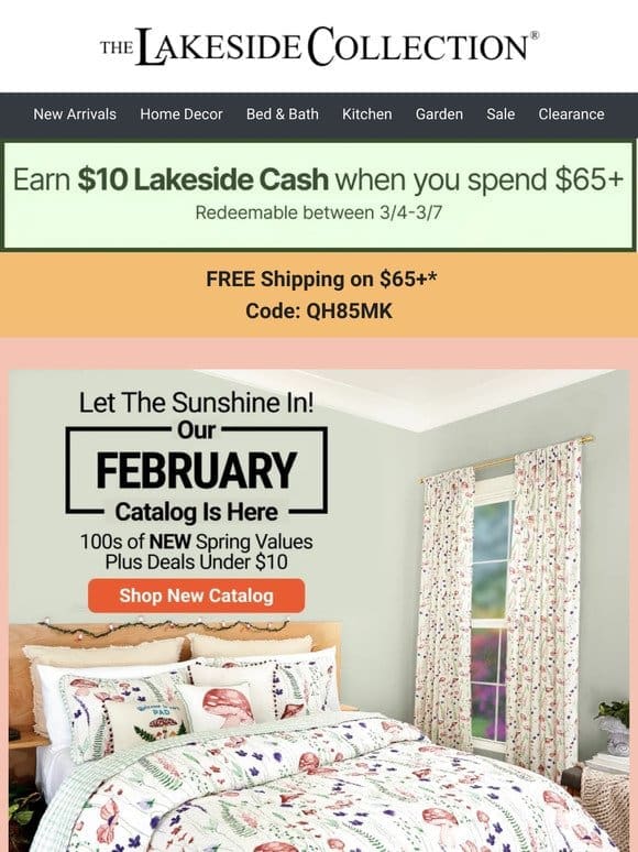 February’s Here: Catalog + Up to 50% Off Sale!