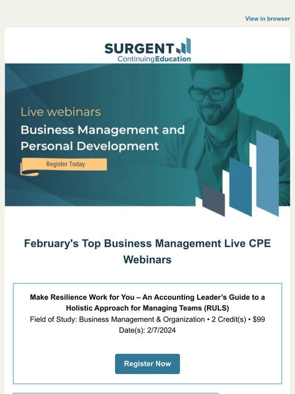 February’s Top Firm Management Courses