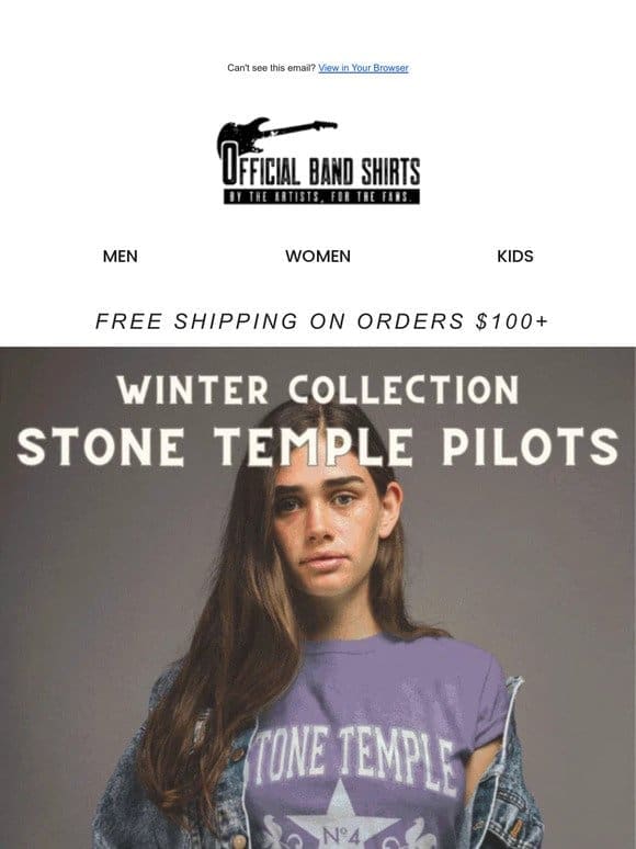 Feel the Grunge: Stone Temple Pilots Merch Is Here!