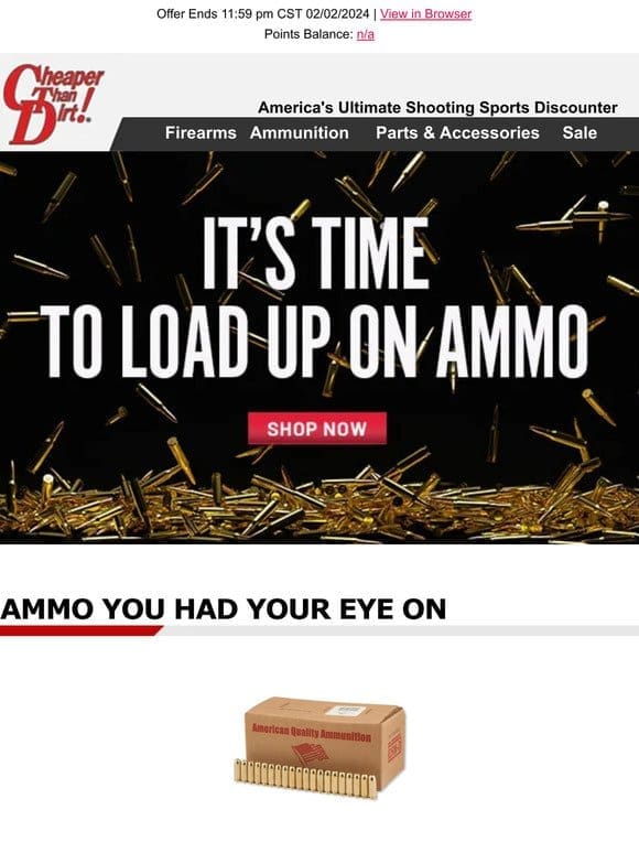 FiIll The Ammo Cans with Top Selling Ammunition