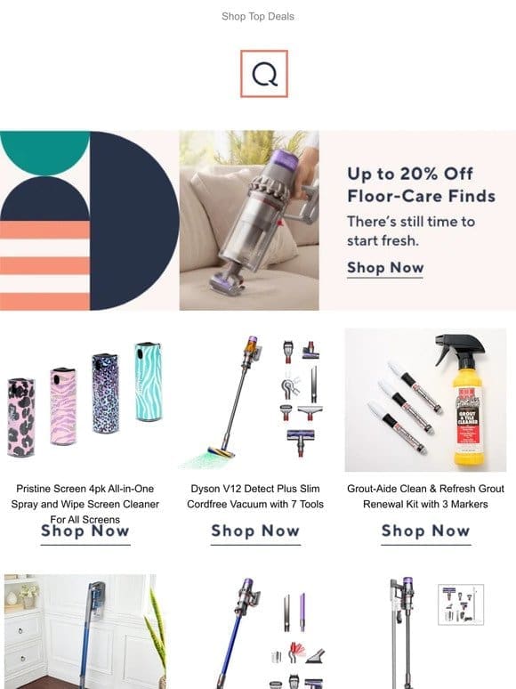 Final Day! Up to 20% Off Floor Care