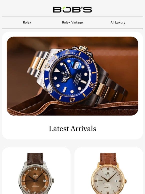 Find Your Dream Luxury Watch In Our Latest Arrivals