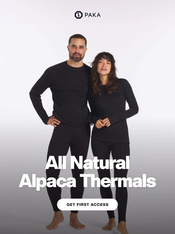 First Access Live Now: Alpaca Thermals