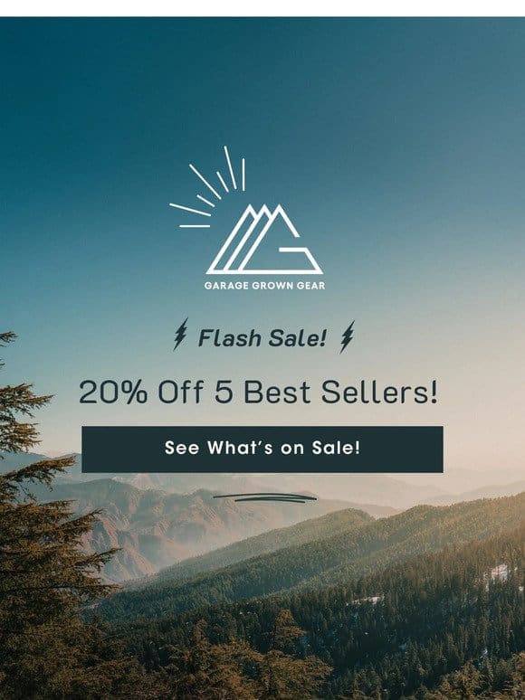 Flash Sale! 20% Off 5 Best Sellers