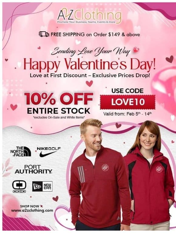 Flat 10% Off For the Love of Shopping – A2ZClothing.com